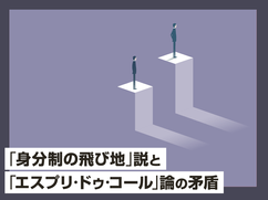 「身分制の飛び地」説と「エスプリ·ドゥ·コール」論の矛盾