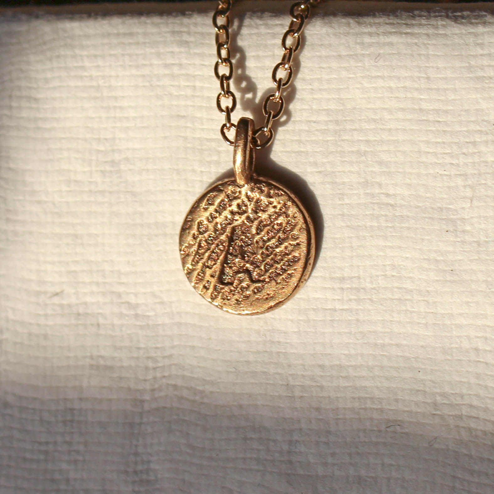 Nose Print Initial Necklace - Molly