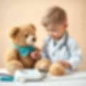 child playing doctor with teddy bear.jpg