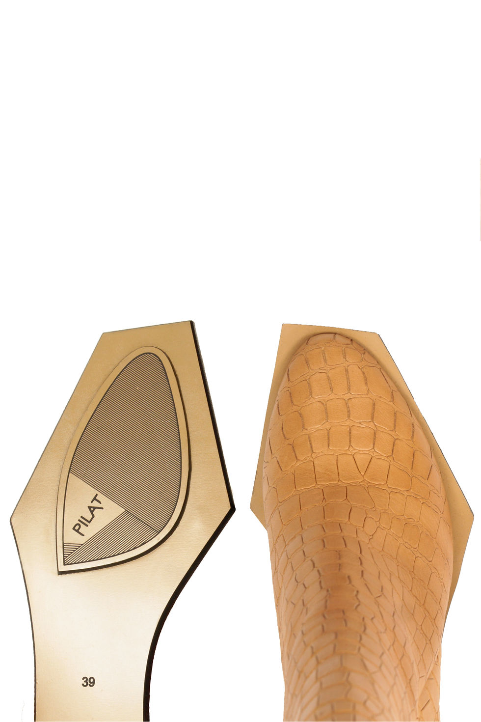Miniaturbild: Stiefelette Croco braun