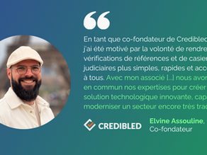 Rencontre avec Elvine Assouline, Co-fondateur de Credibled