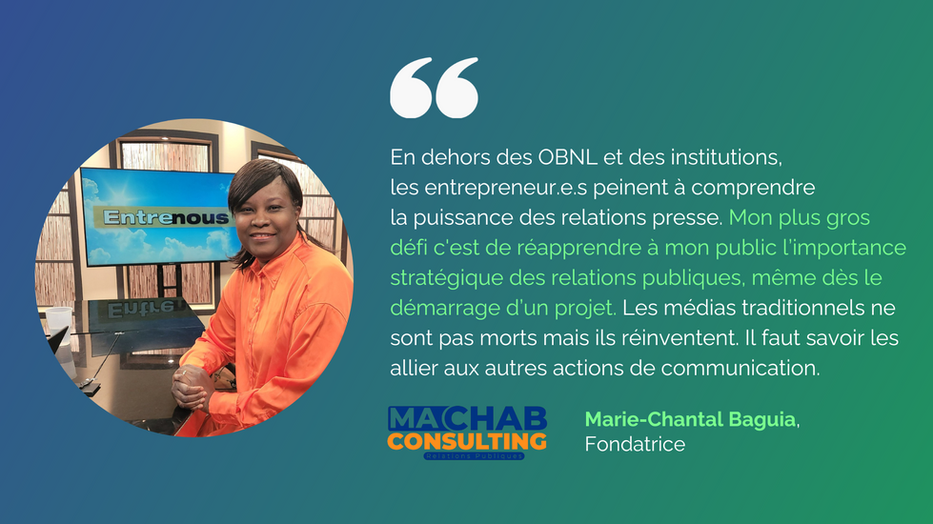 Rencontre avec Marie Chantal Baguia, fondatrice de Machab Consulting
