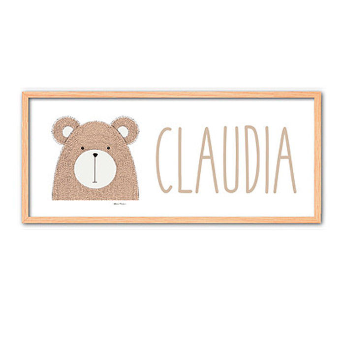Miniatura: cuadro con nombre enmarcado
