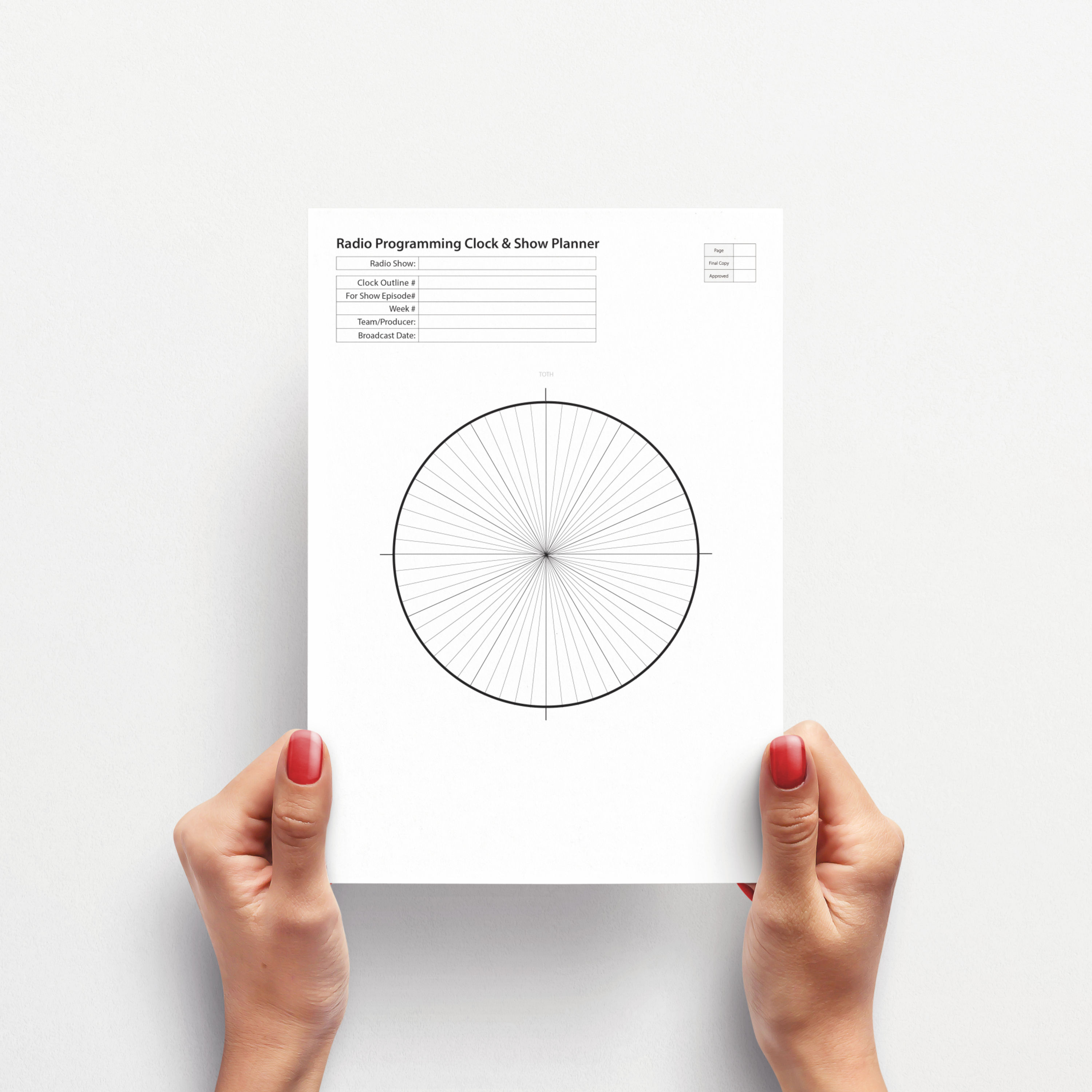 Radio Programme Clock