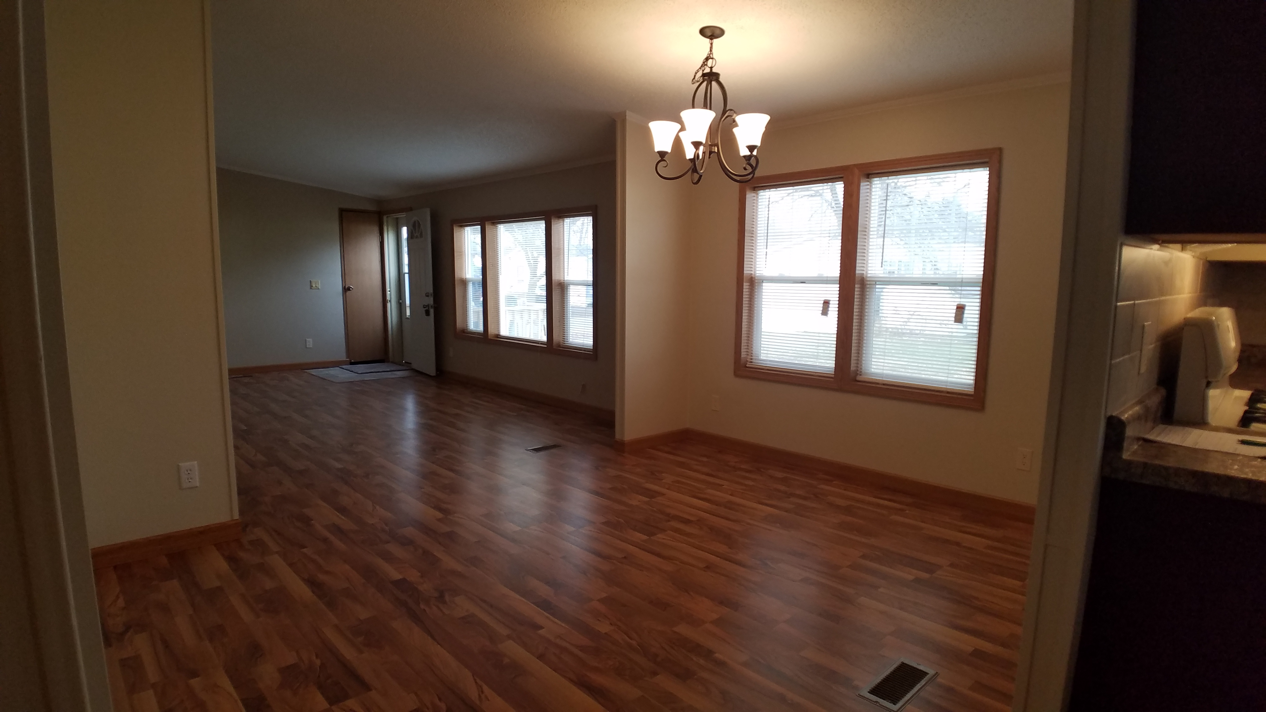Dining Room & Living Room