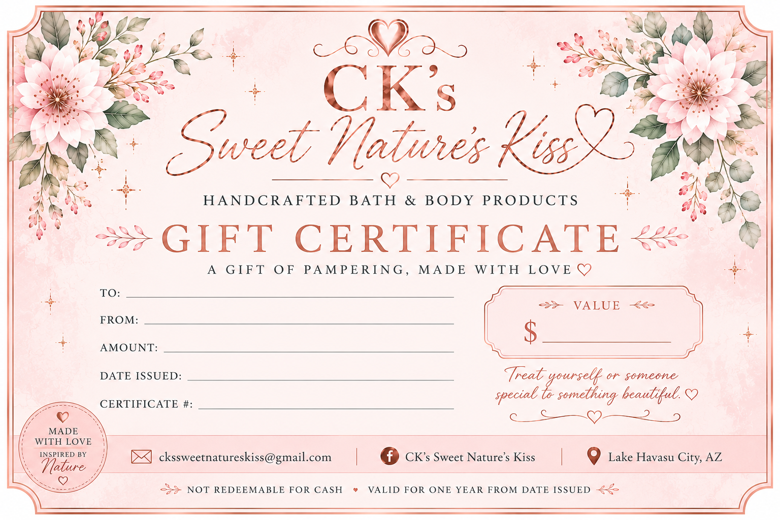 Gift Certificate