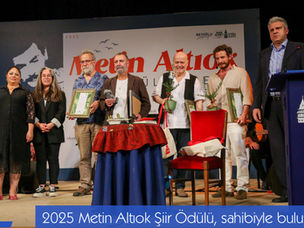 2025 Metin Altıok Şiir Ödülü, sahibiyle buluştu