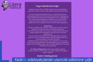 Kadın+ edebiyatçılardan yayıncılık sektörüne çağrı