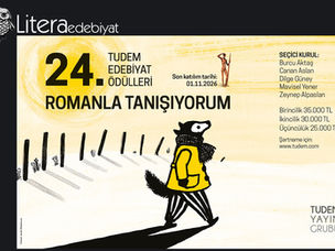 24. Tudem Edebiyat Ödülleri için başvurular açılıyor!