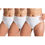 Miniaturbild: 3 - Packung UnderWunder Inkontinenz Taillen-Slip weiss, Damen