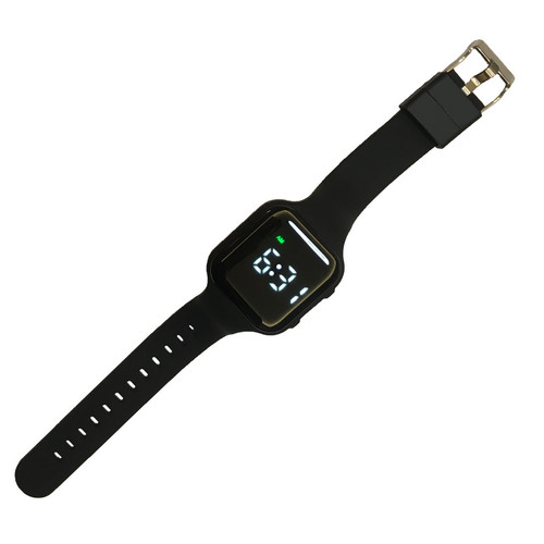 Montre vibrante noire