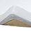 Thumbnail: Mattress protector white cotton, waterproof and breathable