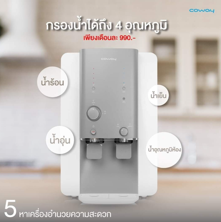 ภาพขนาดย่อ: CHP-18AR เครื่องกรองน้ำดื่ม