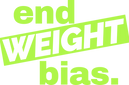 End Weight Bias Logo in Sour Apple