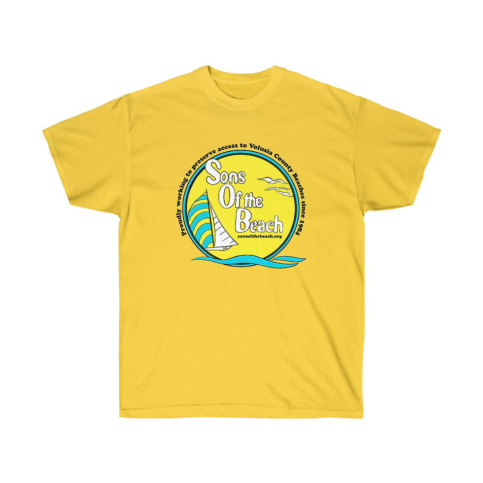 Thumbnail: "SOMETIMES..."  [BACK of shirt shown] Sons of the Beach Cotton Tee
