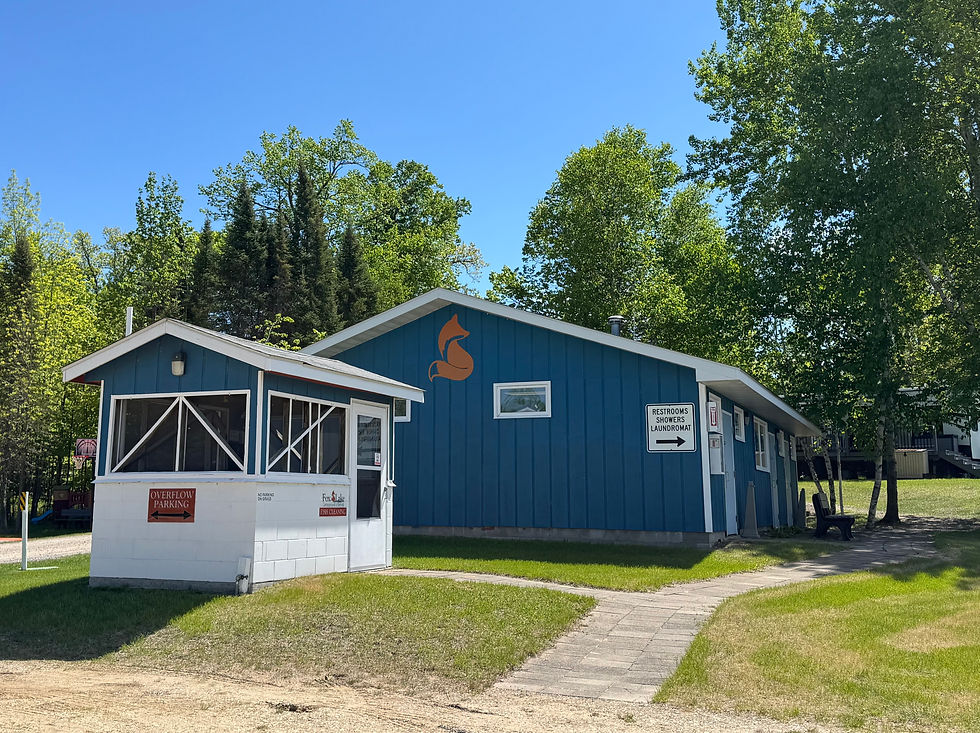 Shower House/Restrooms/Laundry; Fish Cleaning Building