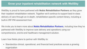 Best-In-Class WellSky EMR at Nobis-Managed Hospitals