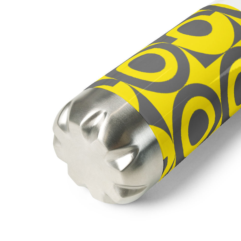 Thumbnail: Stainless steel bottle - geometric 4
