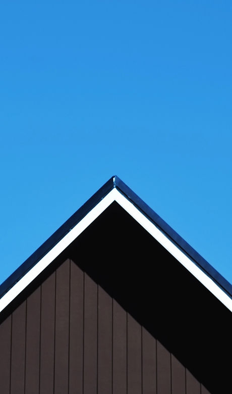 Roof Against Clear Blue Sky
