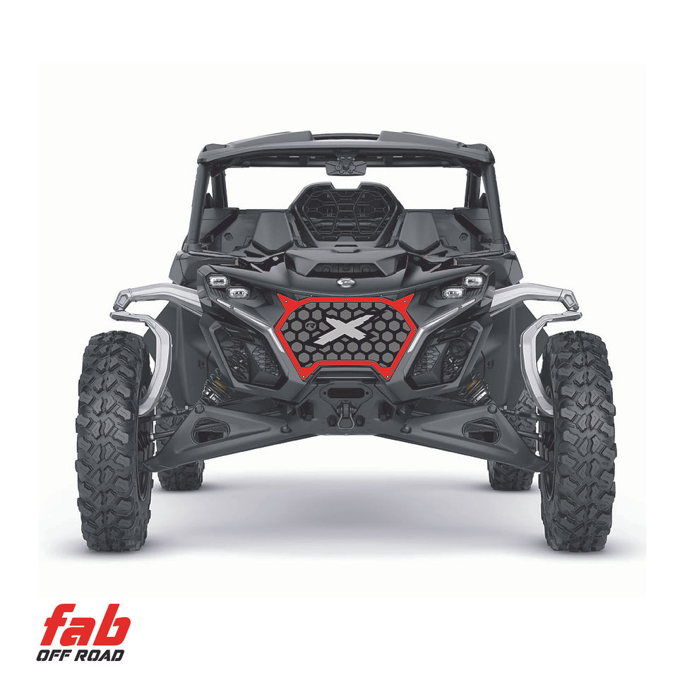 Fab custom RGB front Grill can-am Maverick R