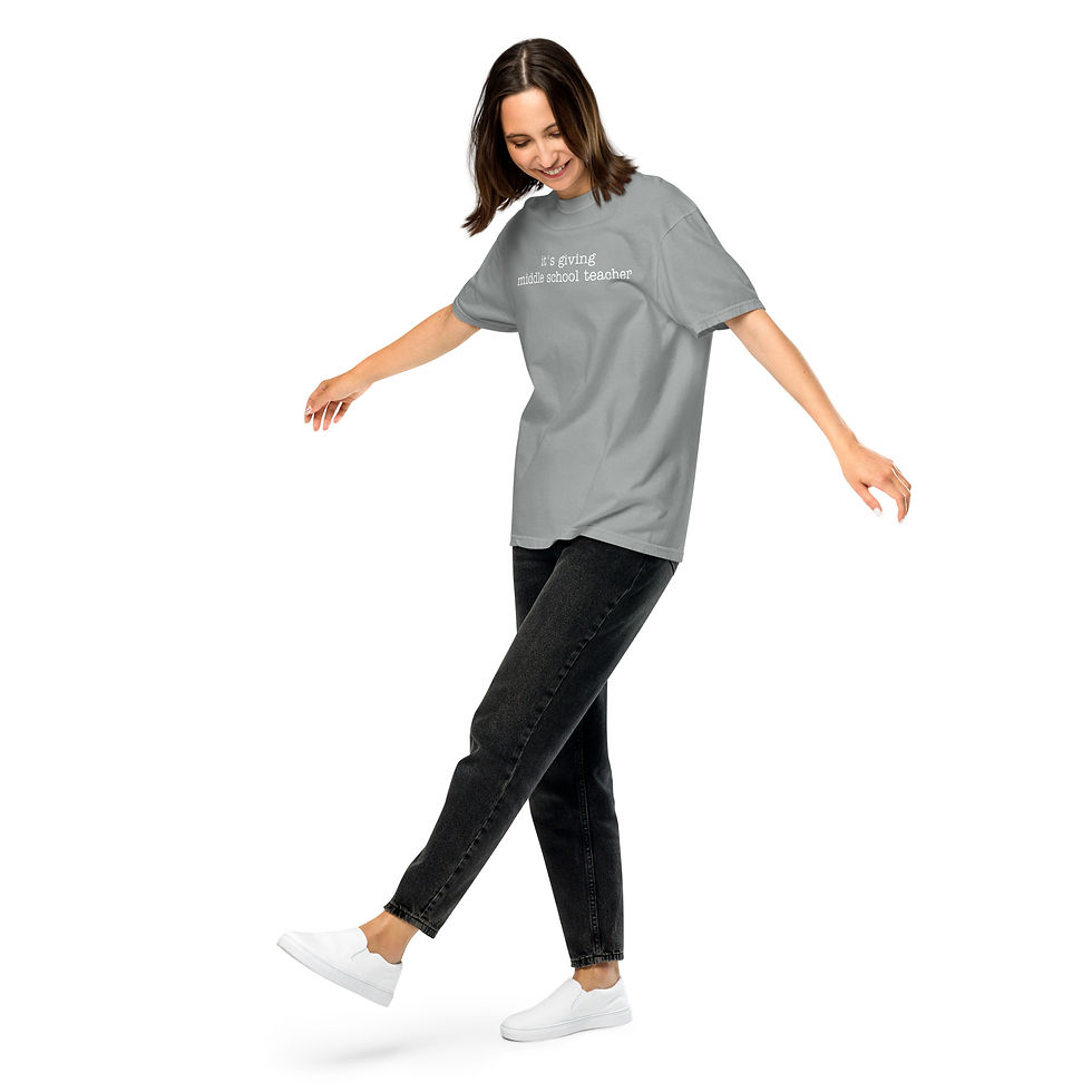 Thumbnail: It's Giving Middle School Teacher tee Shirt (Comfort Colors)