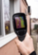 Thermal Imaging Scan of a outdoor window frame in Cape Town