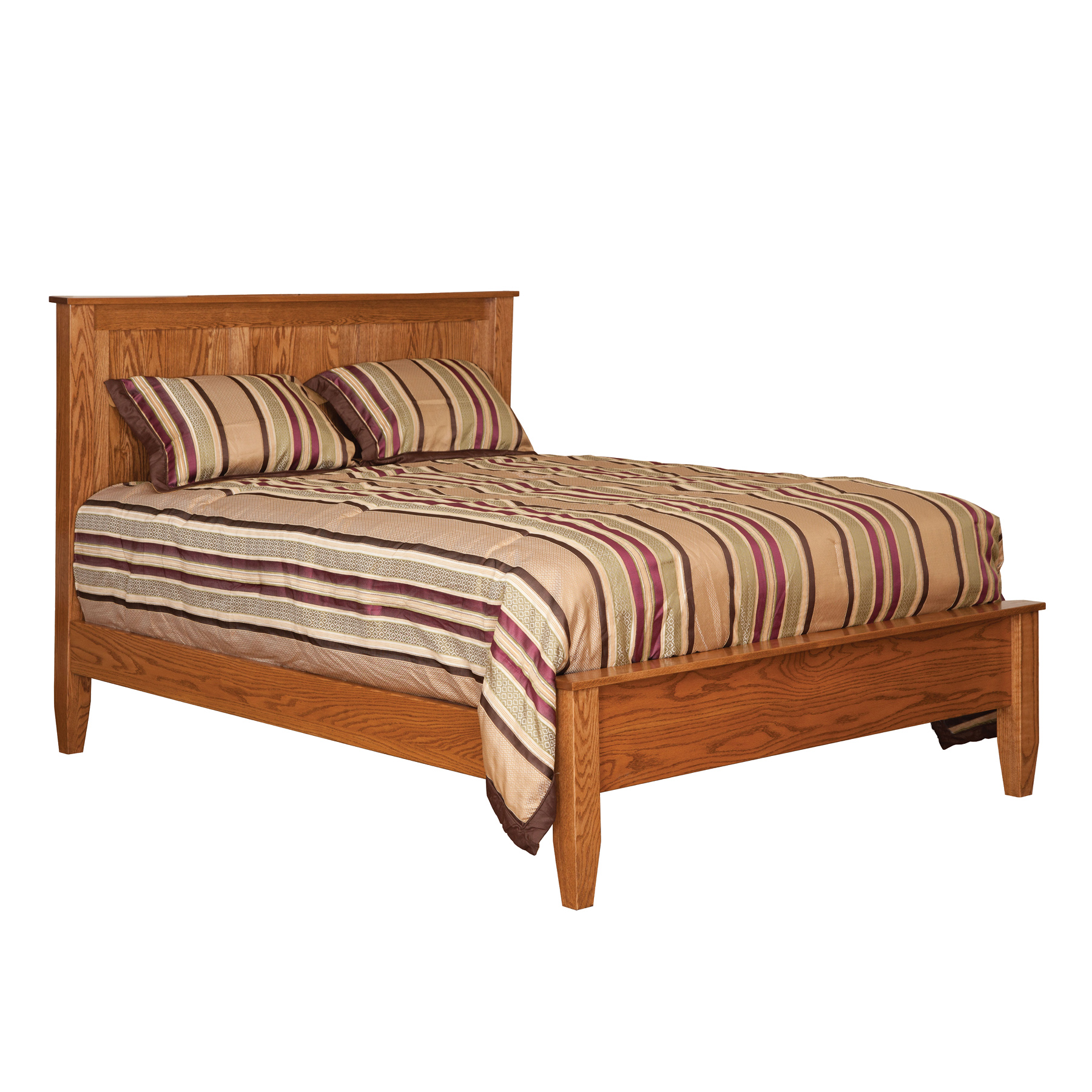 English Shaker Panel Bed with Lowfoot