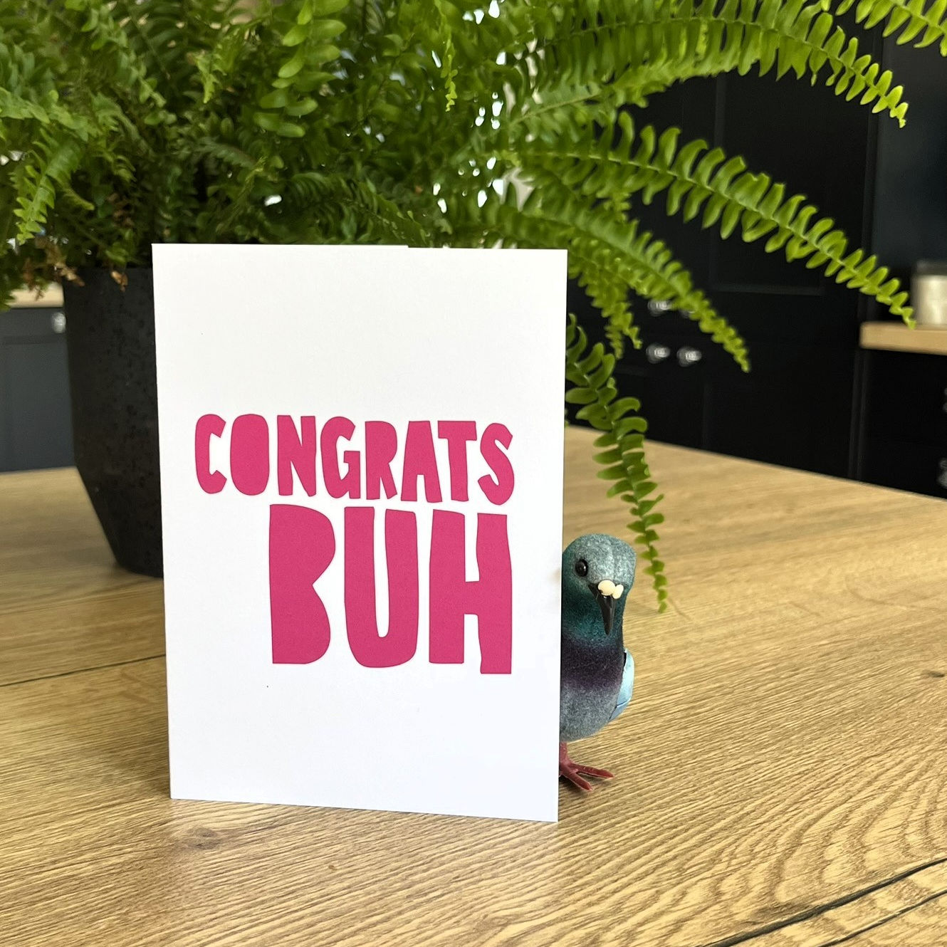Congrats Buh Greeting Card
