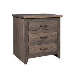 Midland 3-Drawer Nightstand