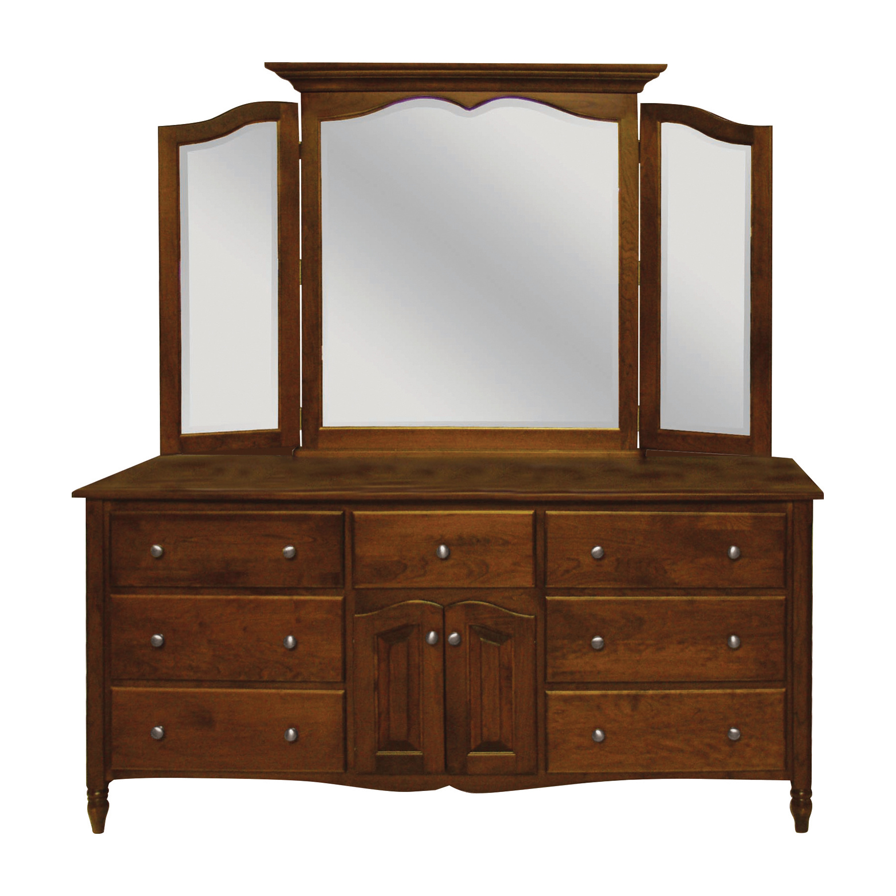 Delafield Triple Dresser and Tri-View Mi