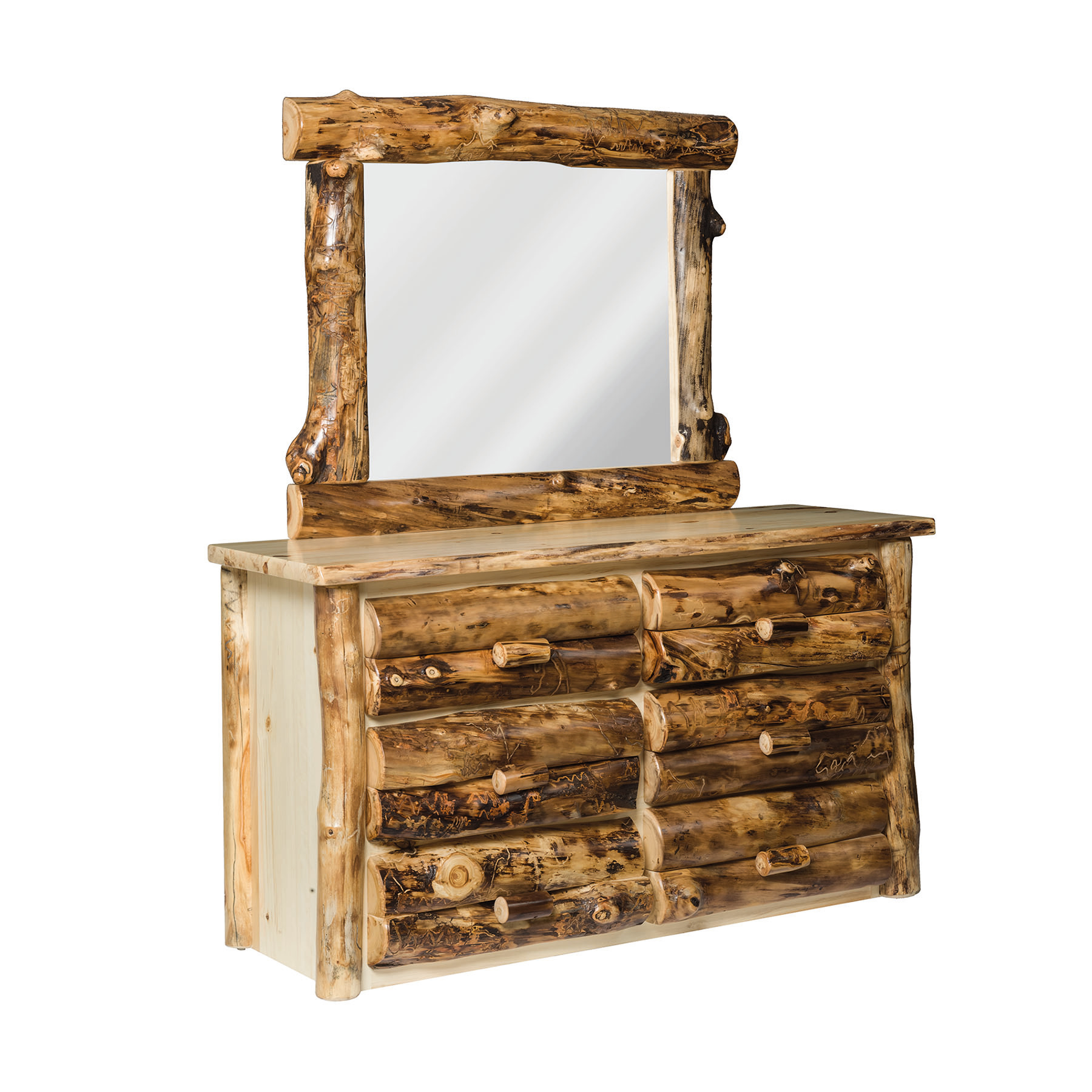 6 Drawer Dresser and Mirror