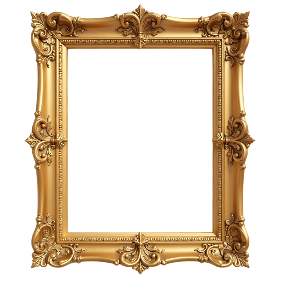 —Pngtree—luxury gold square frame clipar