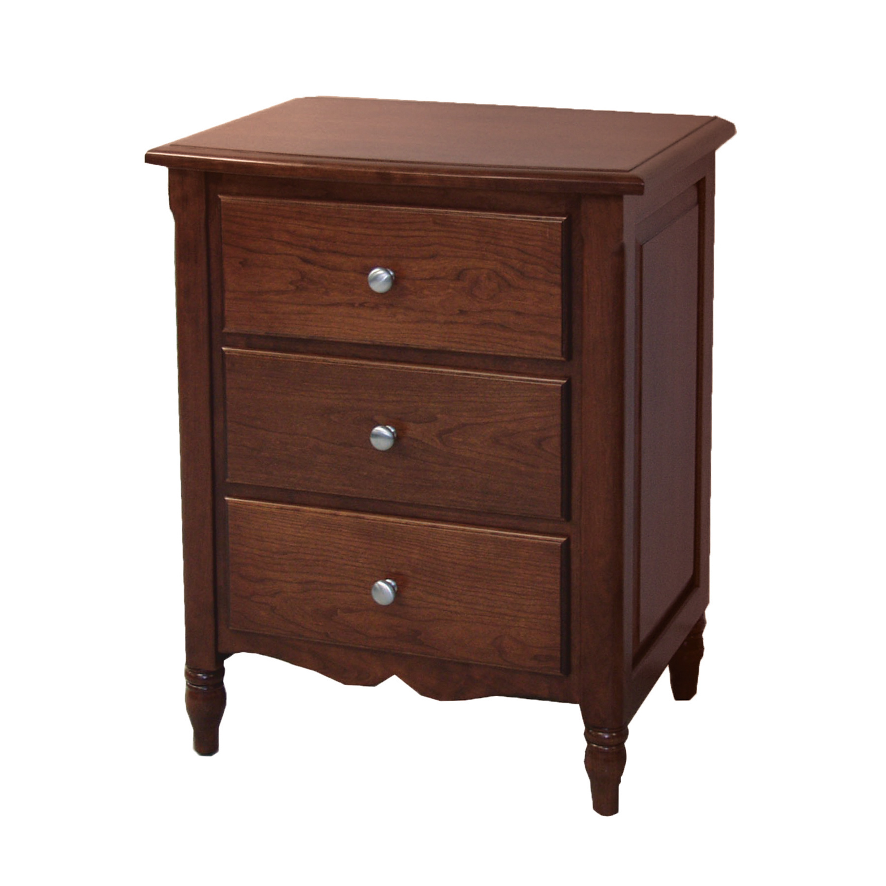 Delafield 3 Drawer Nightstand