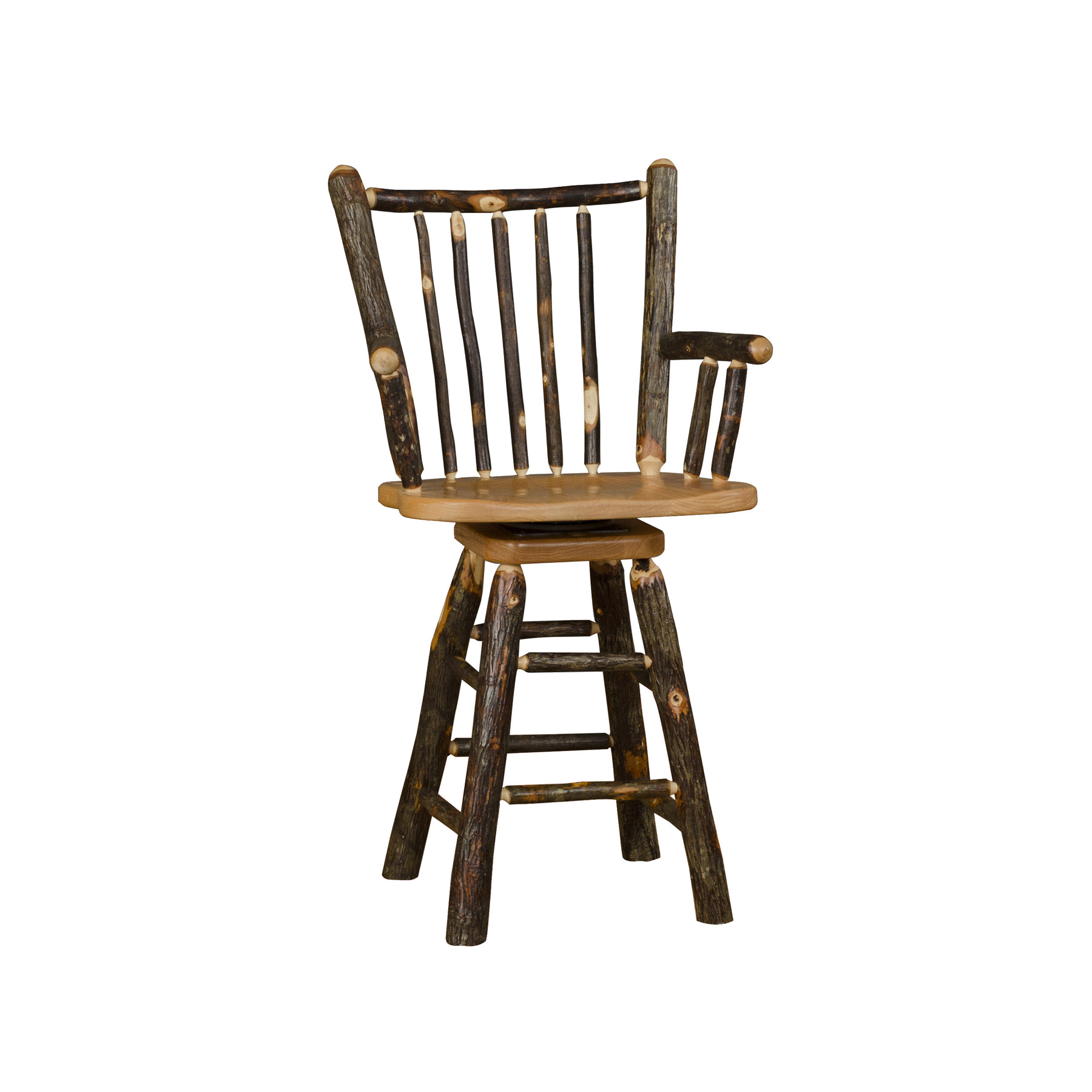 Stick Back Barstool with Arms