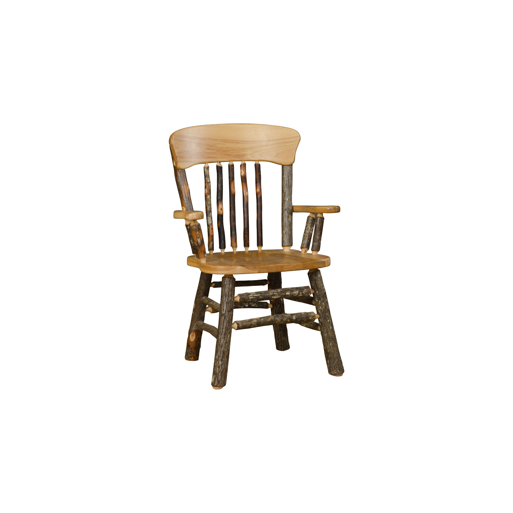 Panel Back Chair with Arms