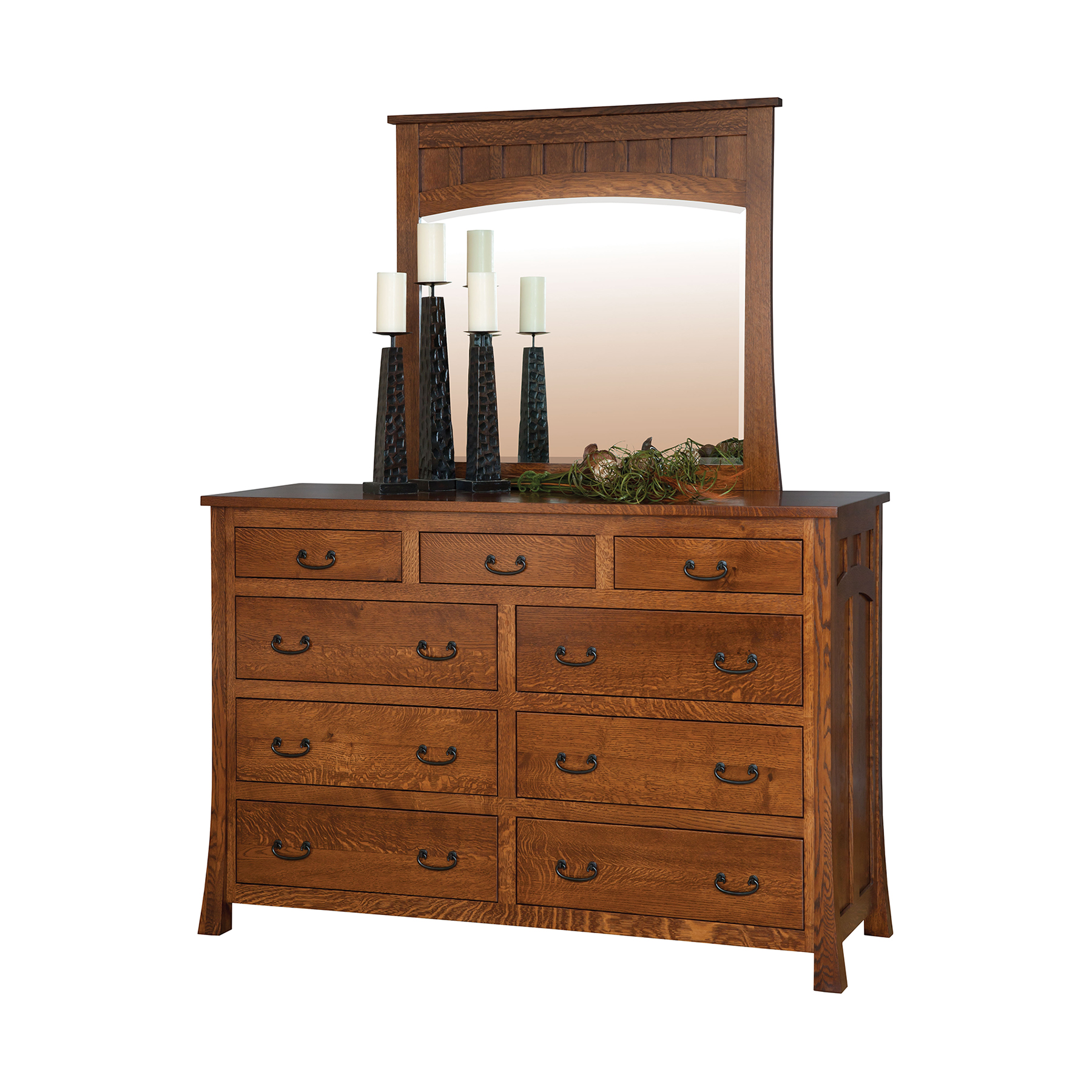Bridgeport Mule Dresser and Mirror