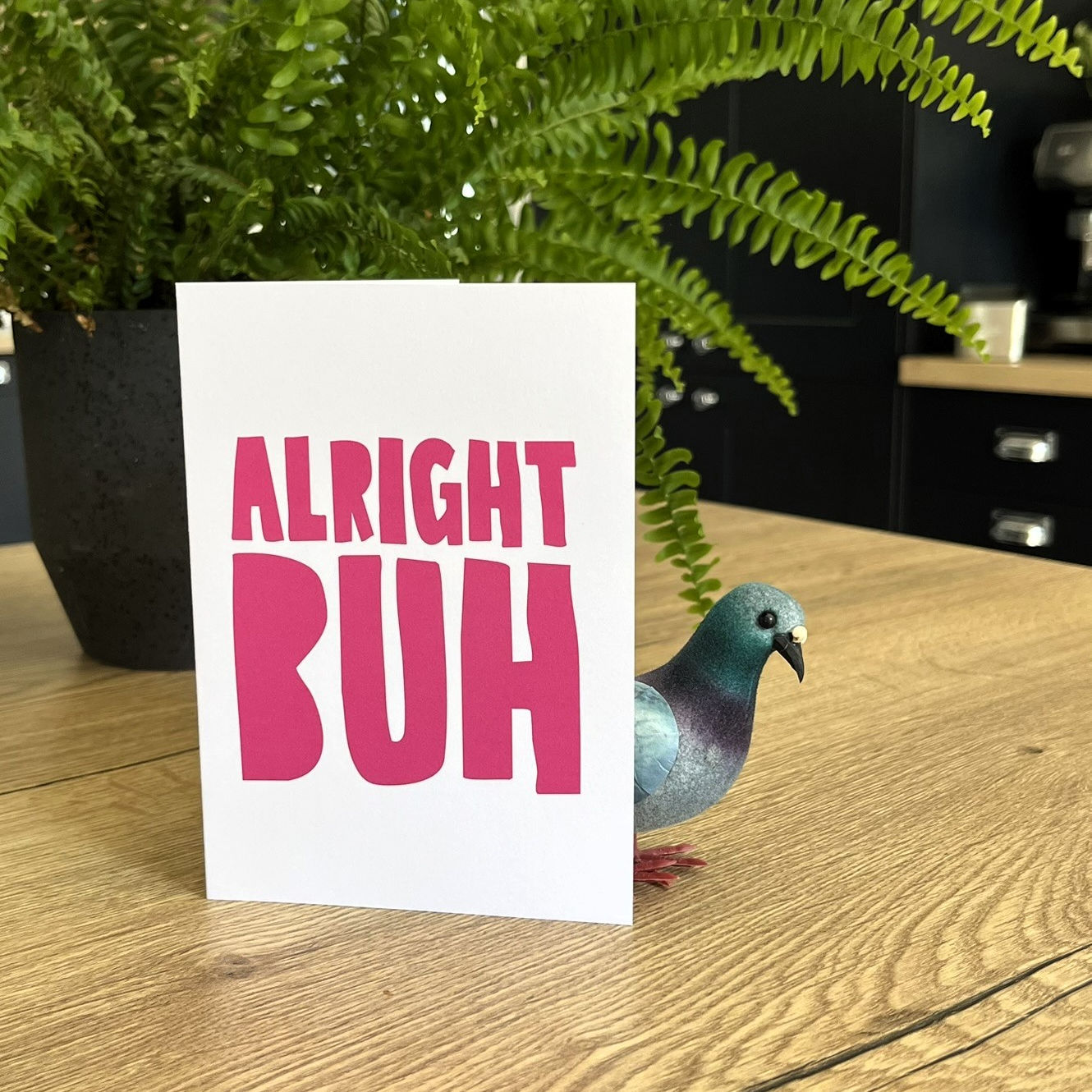 Alright Buh Greeting Card