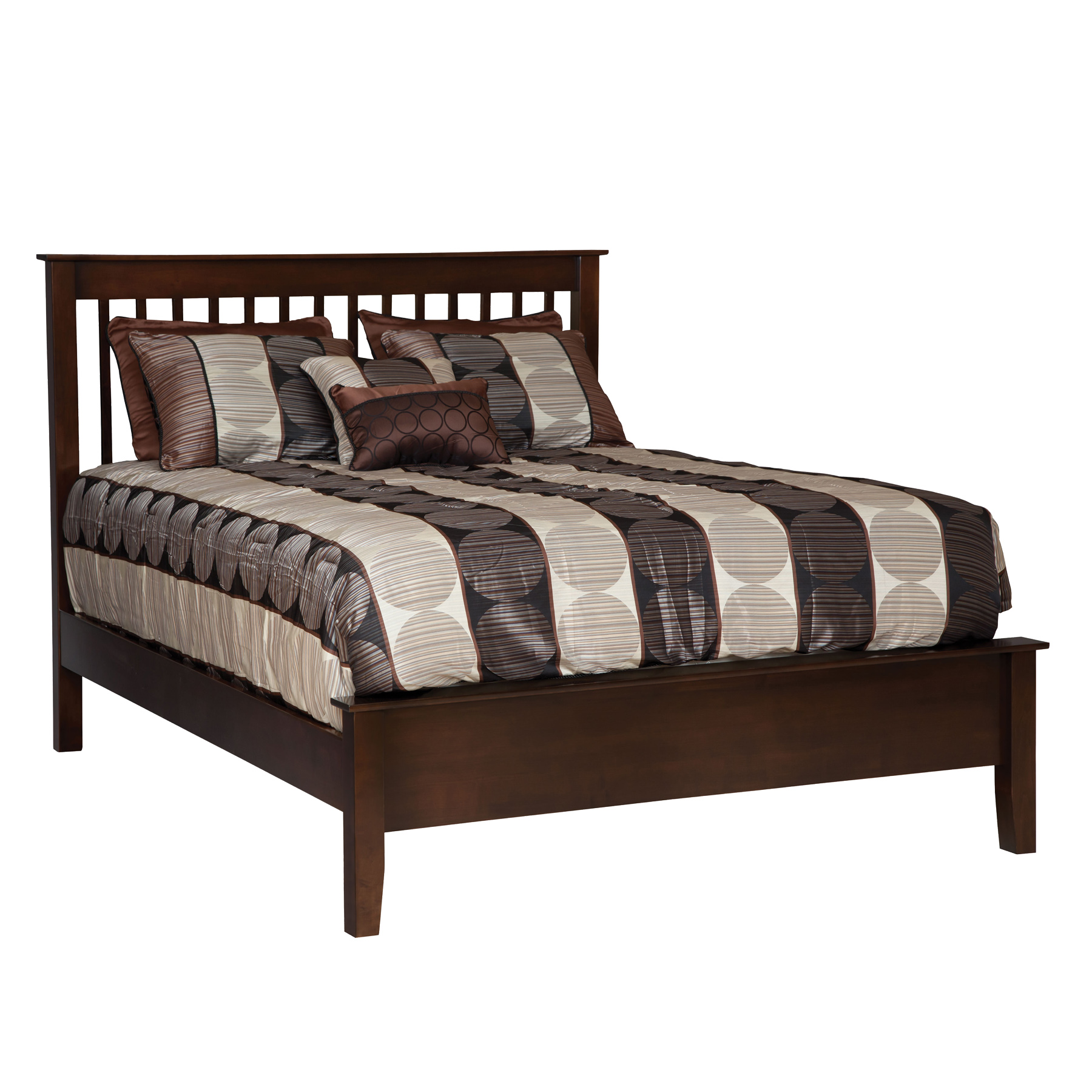 English Shaker Spindle Bed