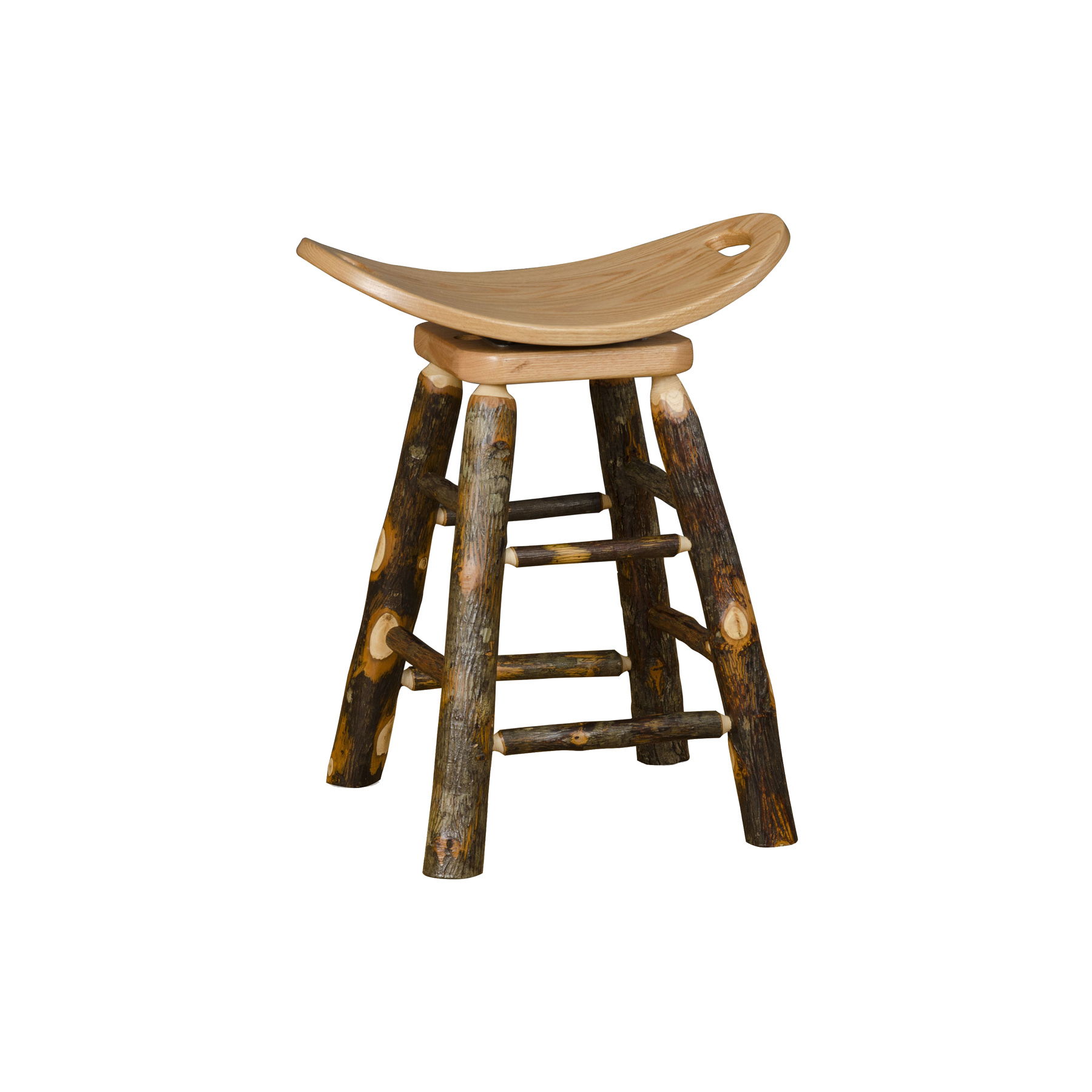 Saddle Stool with Swivel