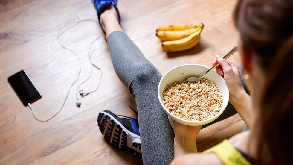Carbs før trening