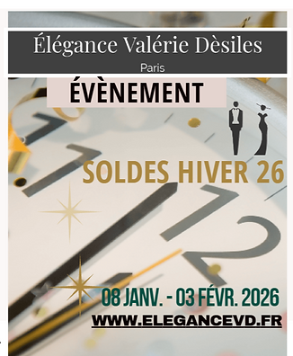 évènement _ Les Soldes Hiver 2026 _ Il est l'heure de passer commande au www.elegancevd.fr