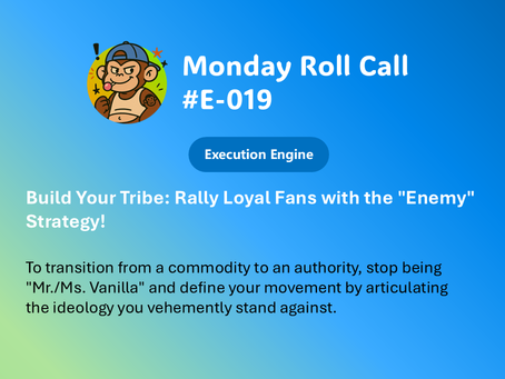 Build Your Tribe: Rally Loyal Fans with the "Enemy" Strategy!