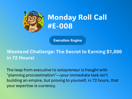 Weekend Challenge: The Secret to Earning $1,000 in 72 Hours!