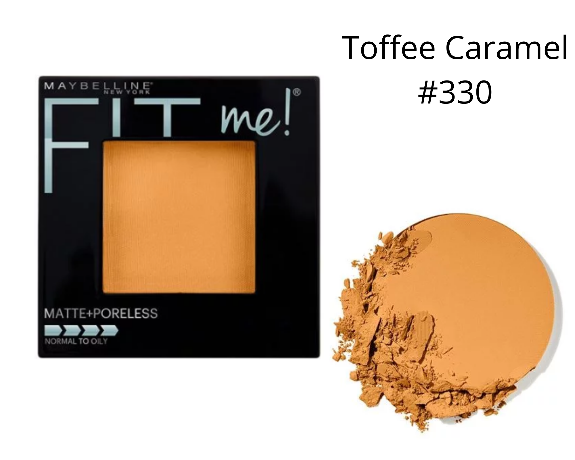 Maybelline Fit Me Matte Poreless in "Toffee Caramel"