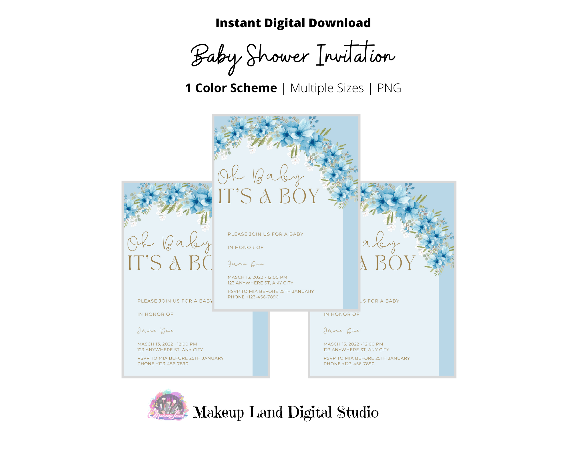 Baby Shower Invitation Style 6