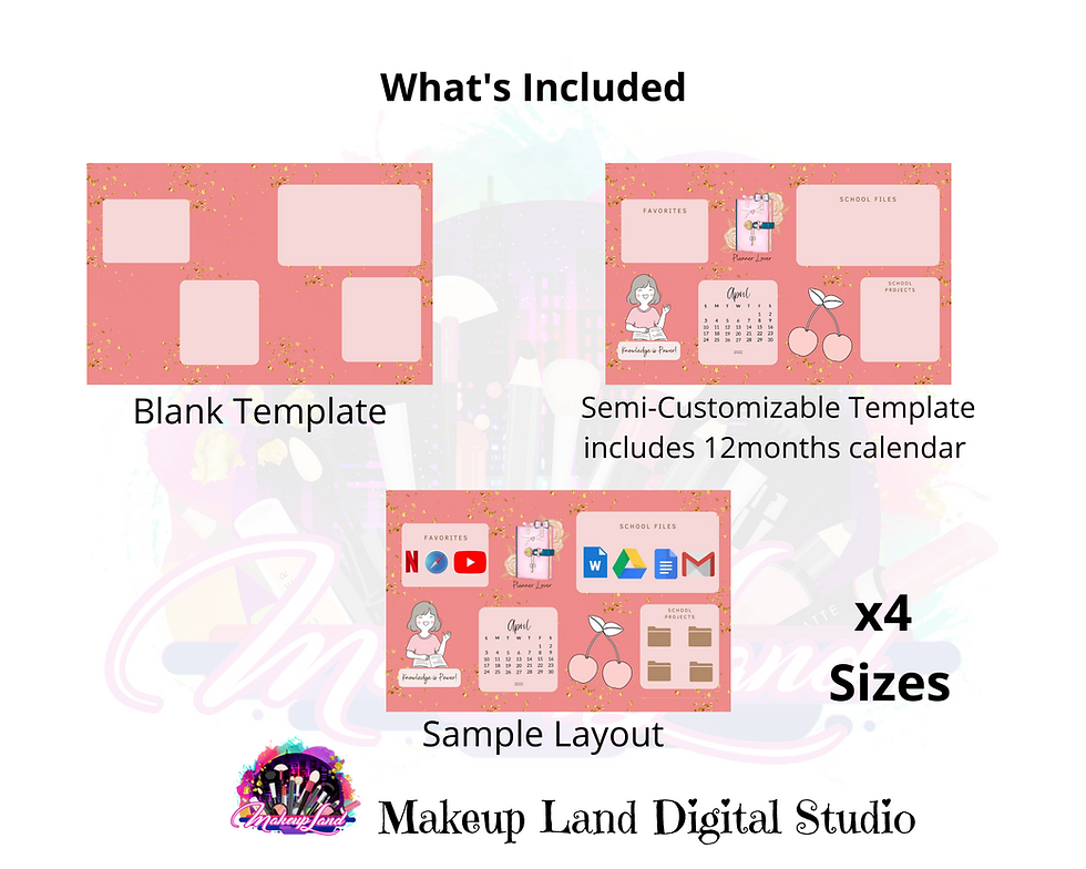 Thumbnail: Digital Screen Wallpaper for PC and MacBook- Instant Downloads