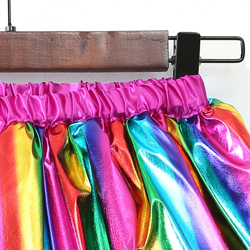 Thumbnail: Girls Rainbow Tutu outfit 3 pcs set for birthdays, costume, or cosplay