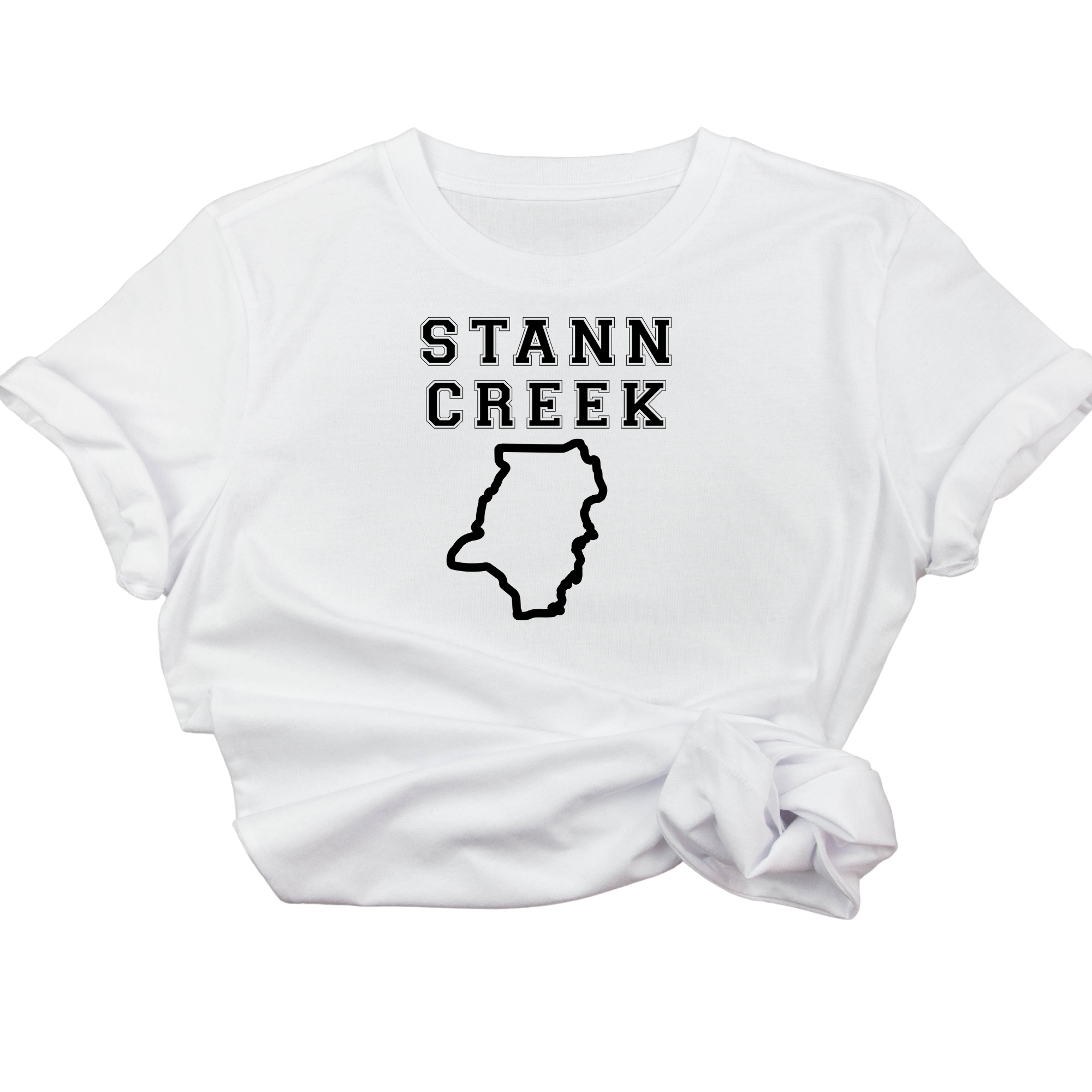 District Diva Collection Black Print T Shirt