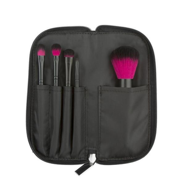 섬네일: CoastalScents Color Me Fuchsia 5pices + Carrying Case Brush Set