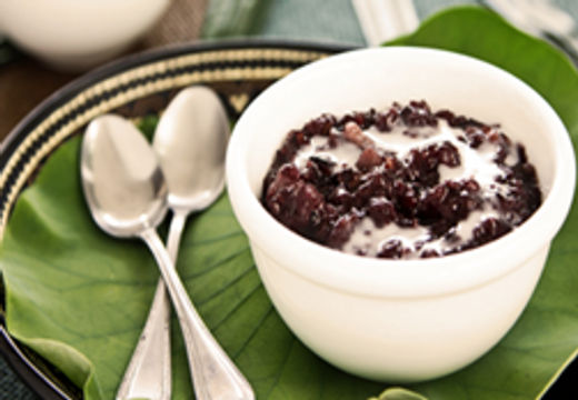 Black Sticky Rice Pudding